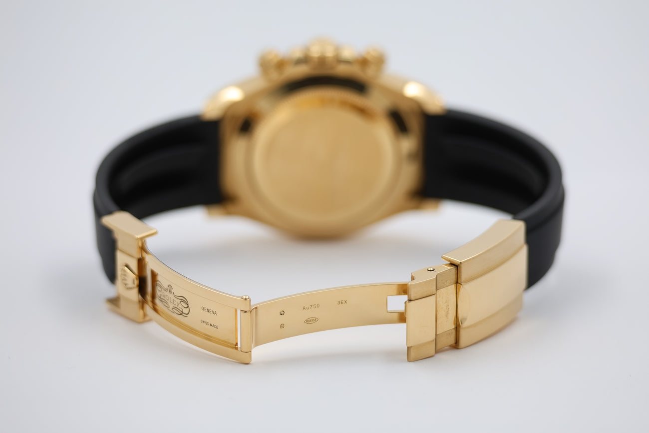 Rolex Cosmograph Daytona Oysterflex Gelbgold 40mm 116518LN - Detailansicht 6