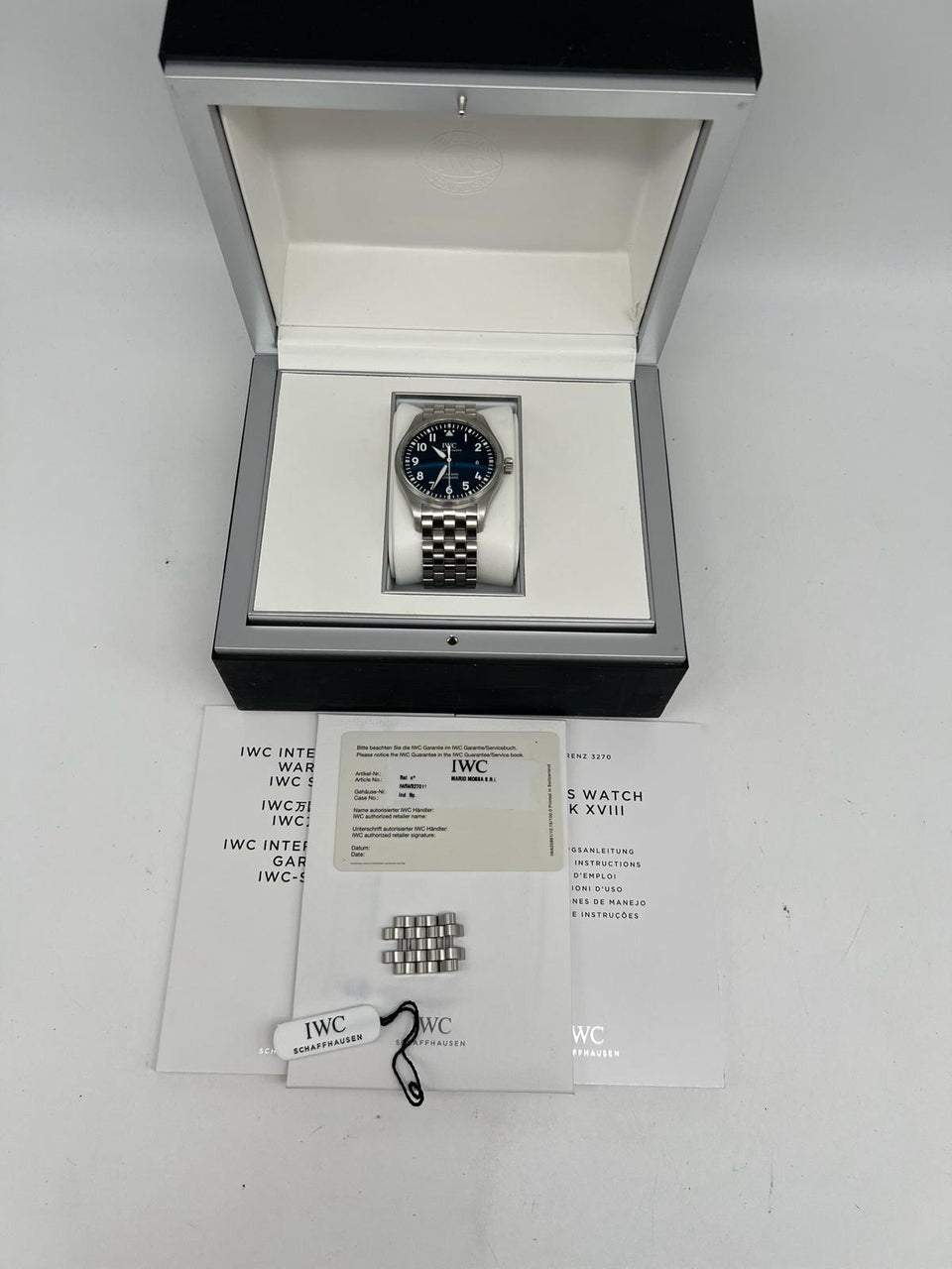 IWC Fliegeruhr Mark Automatik IW327011 - Papiere und oder Lieferumfang