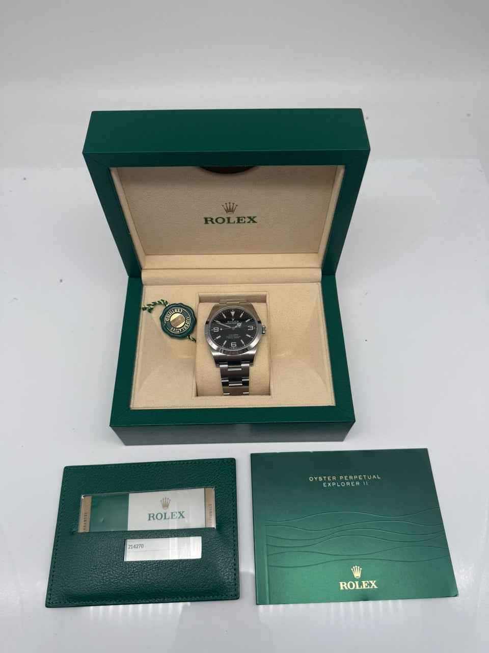 Rolex Explorer I 39mm Automatik Herrenuhr 214270 - Papers and documentation