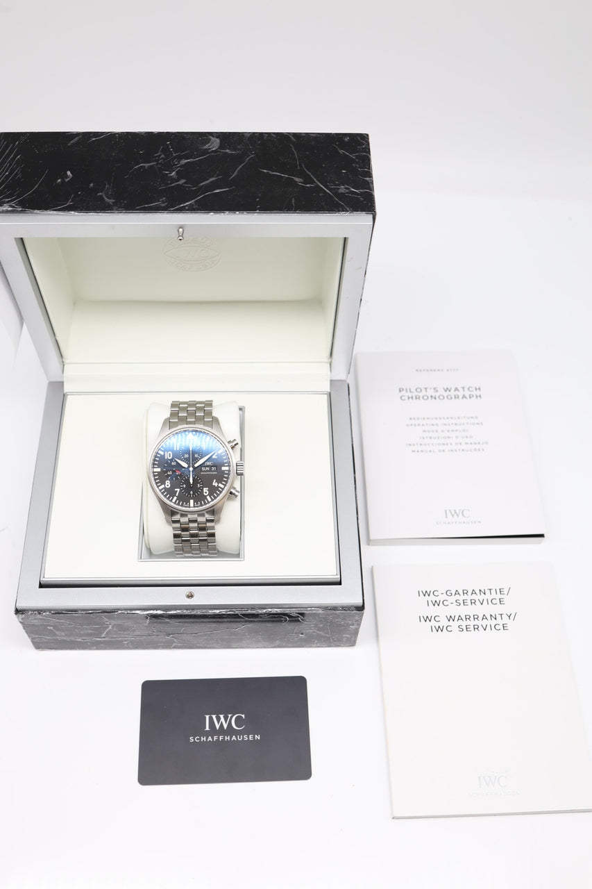 IWC Fliegeruhr 43mm Chronograph Automatik IW377710 - Papiere und oder Lieferumfang