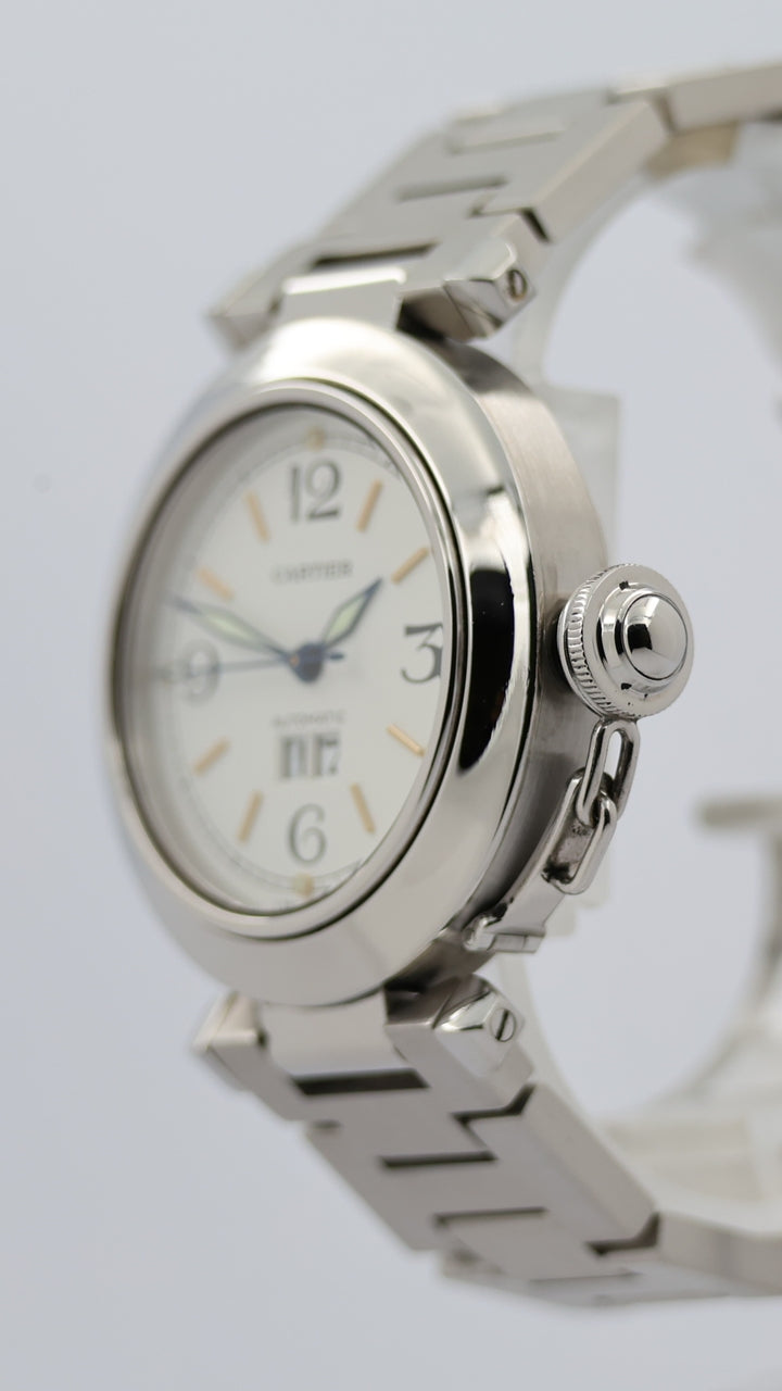 Cartier Pasha C Big Date 35mm Automatik W31044M7 - Detailansicht 7