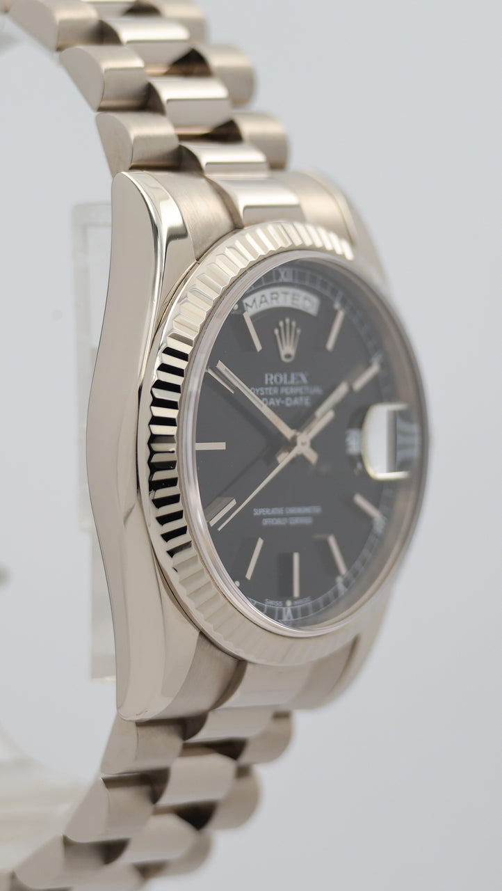 Rolex Day-Date 36 Weißgold Automatik Herrenuhr 118239 - Detailansicht 8