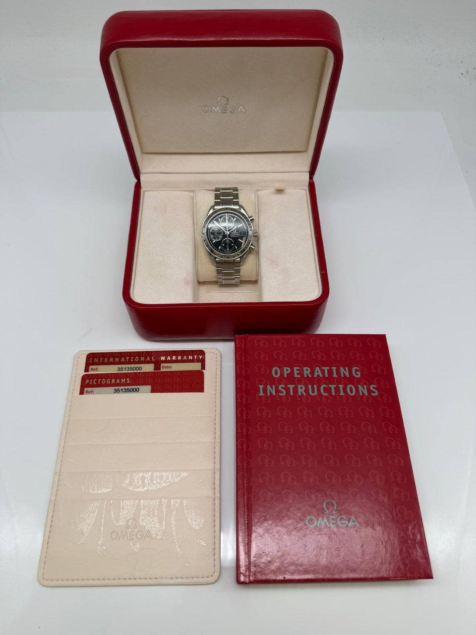 Omega Speedmaster Date 39mm Automatik 35135000 - Papiere und oder Lieferumfang