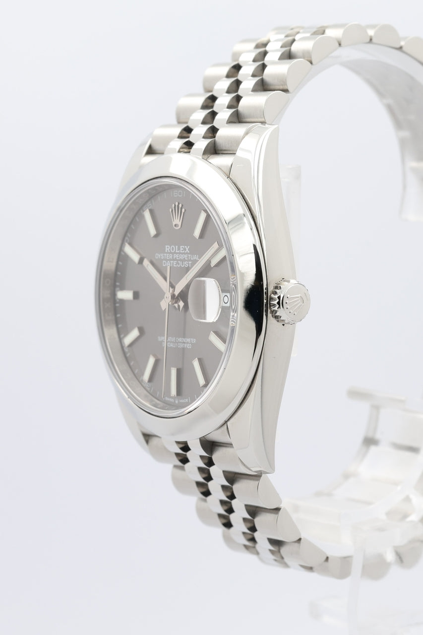 Rolex Datejust 41mm Automatik Herrenuhr Grau Jubilee 126300 - Detailansicht 2