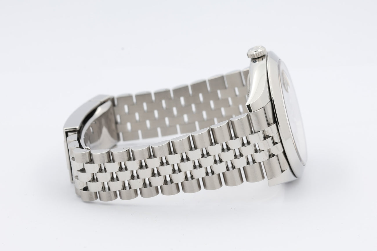 Rolex Datejust 41mm Automatik Herrenuhr Grau Jubilee 126300 - Detailansicht 6