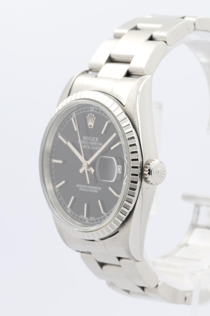 Rolex Datejust 36mm Automatik Herrenuhr 16220 - Detailansicht 2