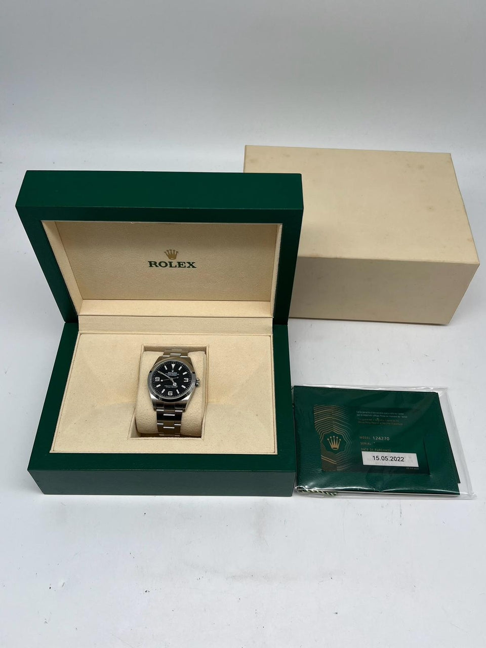 Rolex Explorer 36mm Automatik 124270 Box + og. Papiere