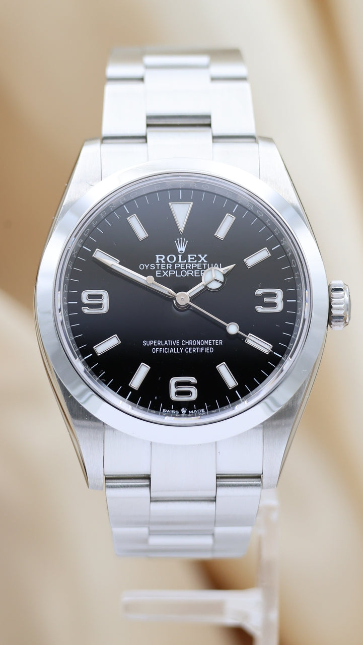 Rolex Explorer 36mm Automatik 124270 Box + og. Papiere