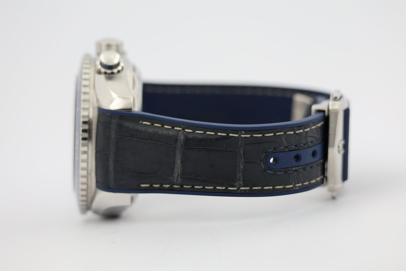 Omega Seamaster Planet Ocean Chronograph 45,5mm Blau 21533465103001 - Detailansicht 3