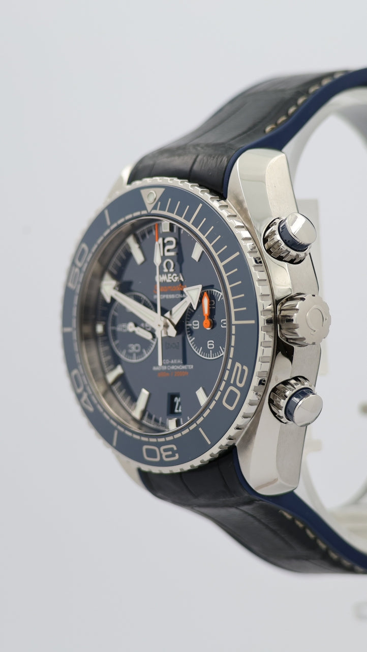 Omega Seamaster Planet Ocean Chronograph 45,5mm Blau 21533465103001 - Detailansicht 7