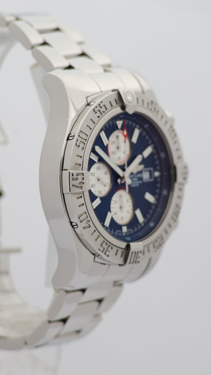 Breitling Super Avenger II Automatik "Blau" 48mm A13371 - Detailansicht 8