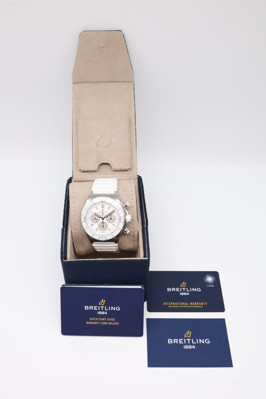 Breitling Super Chronomat B01 44mm "Japan Edition" Automatik AB0136 - Papiere und oder Lieferumfang
