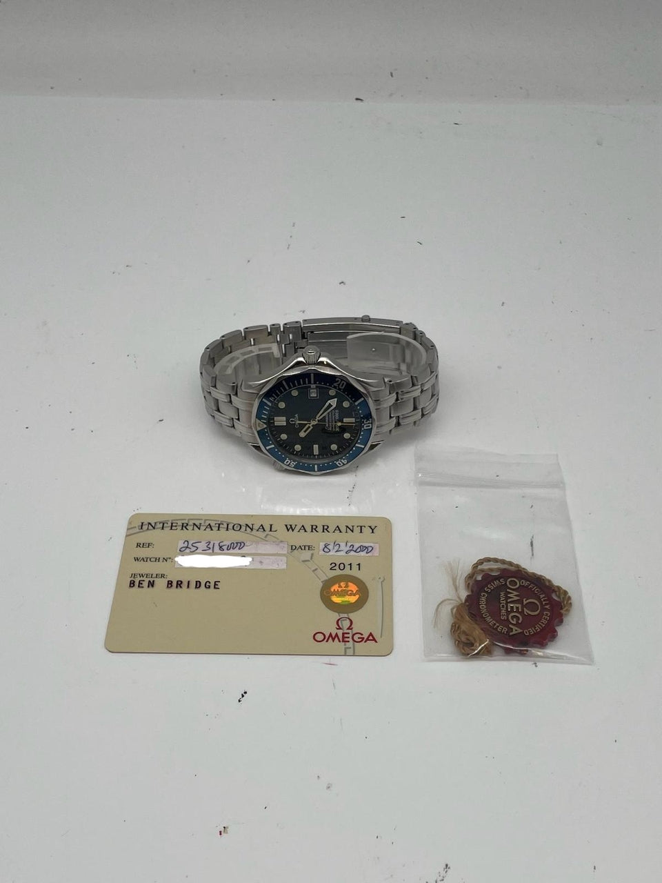 Omega Seamaster Diver 300m 41mm Automatik 25318000 - Papiere und oder Lieferumfang