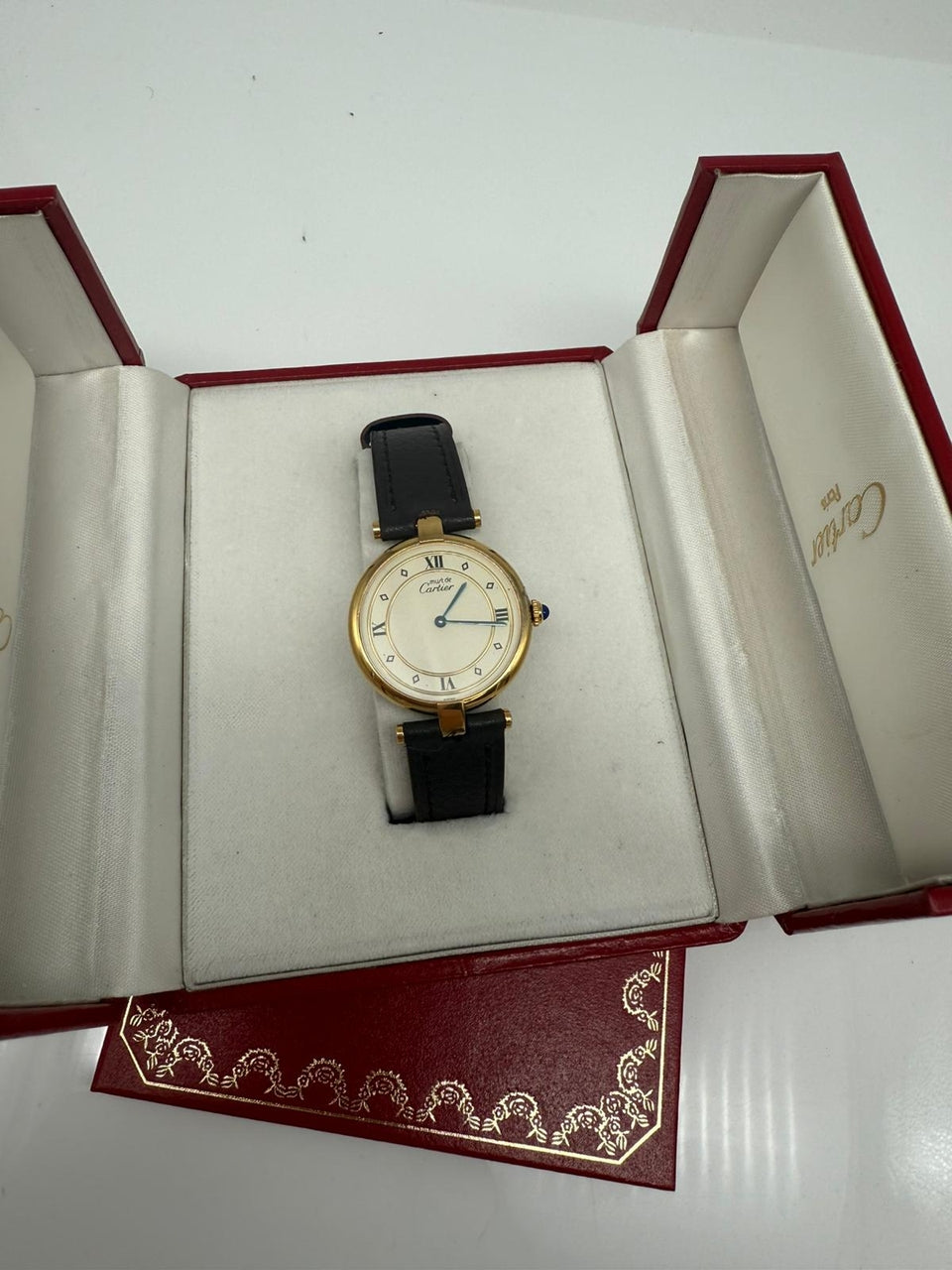 Cartier Vendome Vermeil Must Cartier Lady 590003 - Papiere und oder Lieferumfang