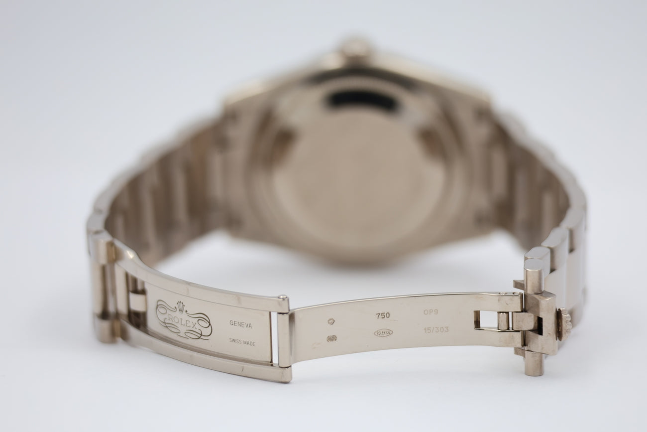 Rolex Day-Date Weißgold Automatik Herrenuhr 118239 - Detailansicht 6