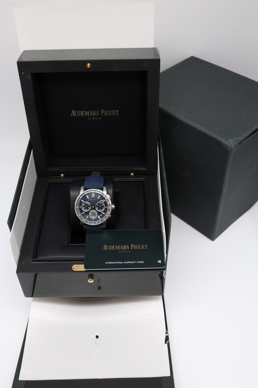 Audemars Piguet CODE 11.59 Chronograph Automatik Blau 26393ST - Papiere und oder Lieferumfang