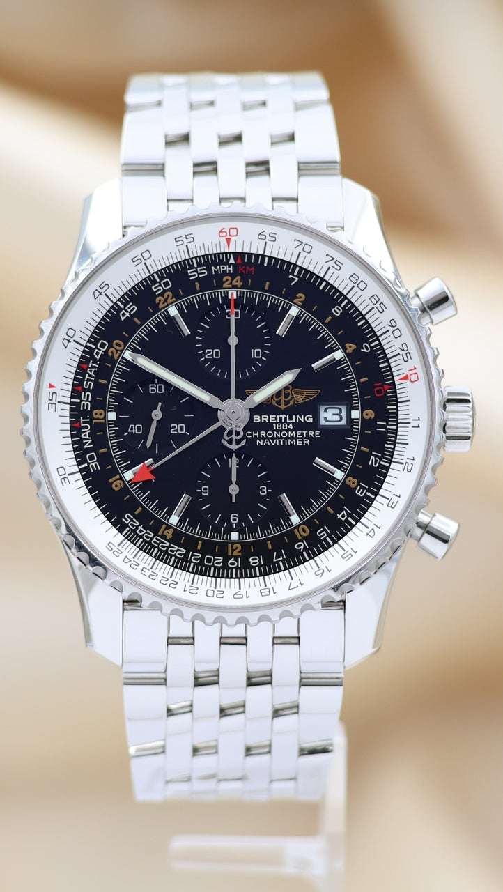 Breitling Navitimer World Automatik 46mm A24322 - Thumbnail