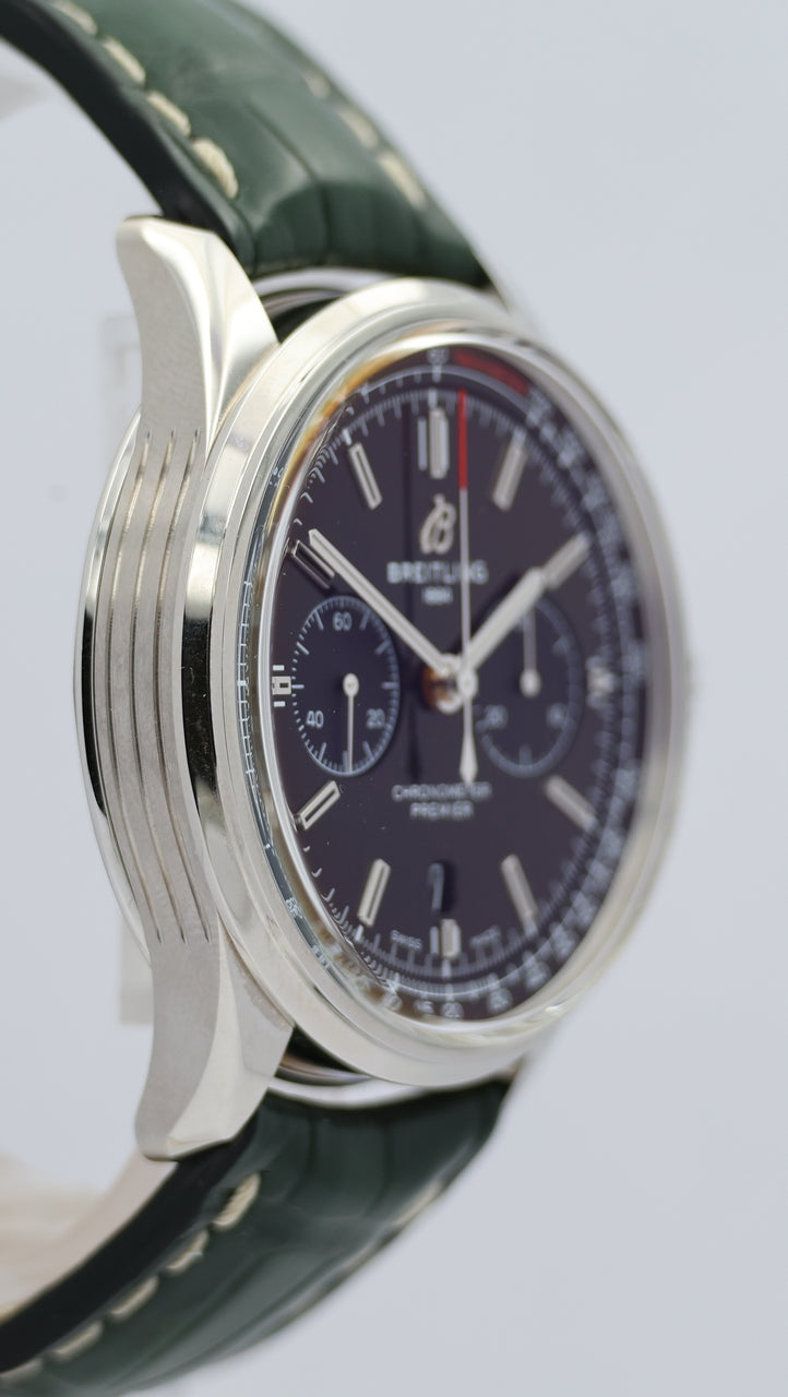 Breitling Premier B01 Chronograph 42mm Automatik AB0118 Box + og. Papiere