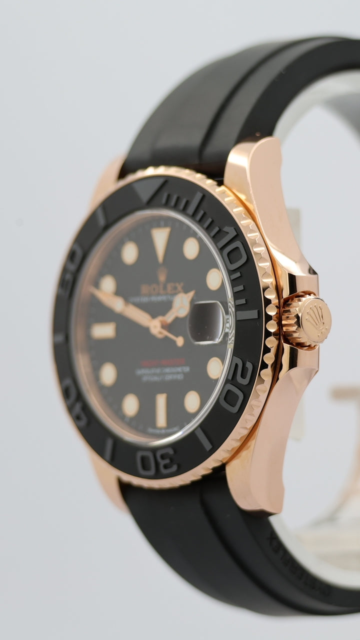 Rolex Yacht-Master Oysterflex 37mm Roségold Automatik 268655 - Detailansicht 7