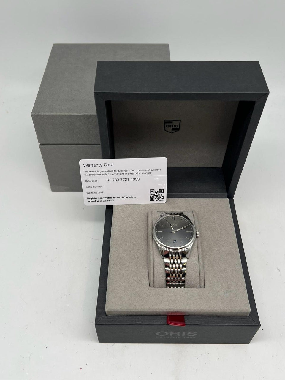 Oris Artelier Date Automatik 40mm 0173377214053 - Papiere und oder Lieferumfang