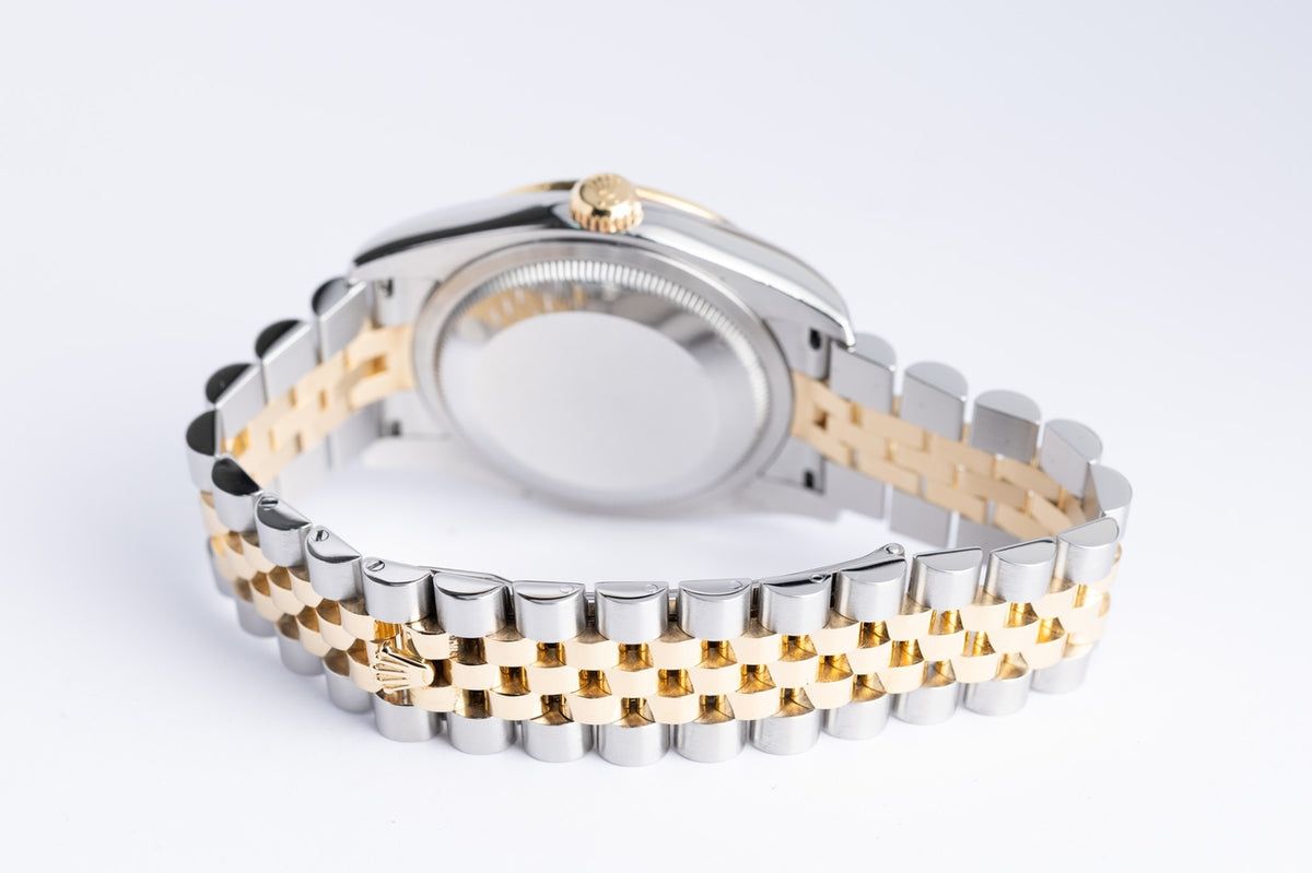 Rolex Datejust 36 Stahl/Gold "Diamond Dial/Bezel" Gold Automatik 116243 - Detailansicht 7