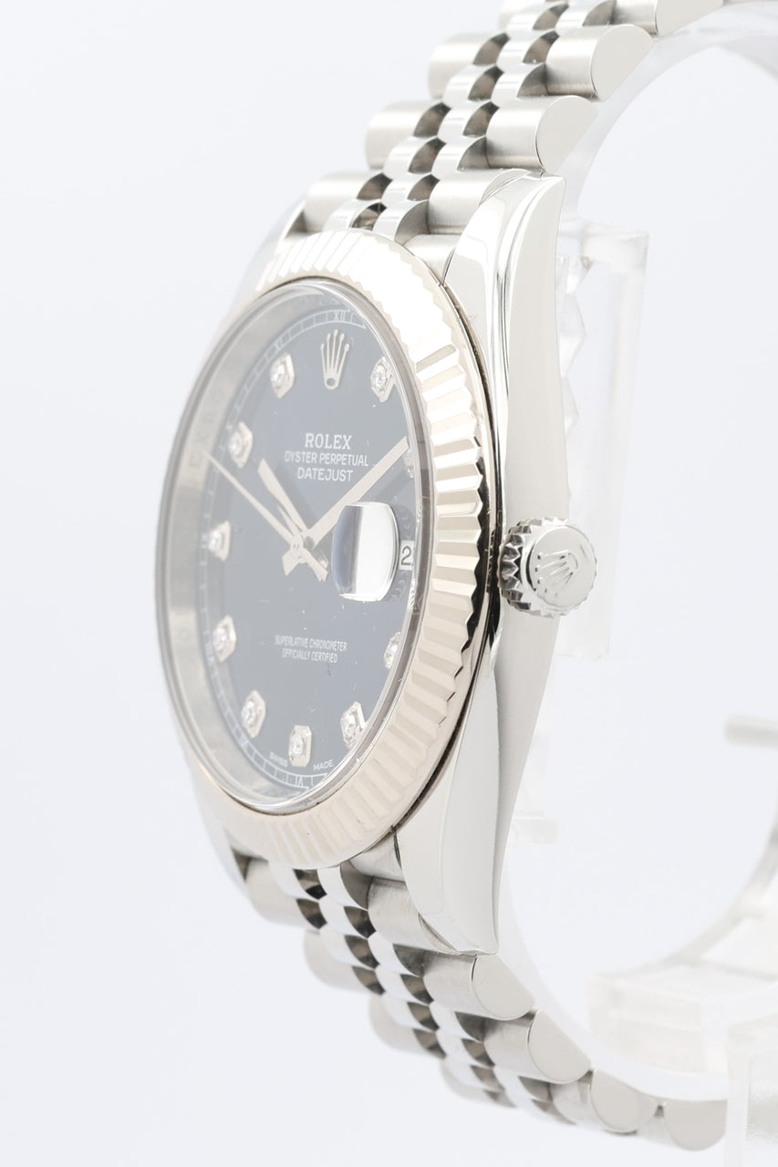 Rolex Datejust 41mm Diamond Dial Automatik Jubilee 126334 - Detailansicht 1