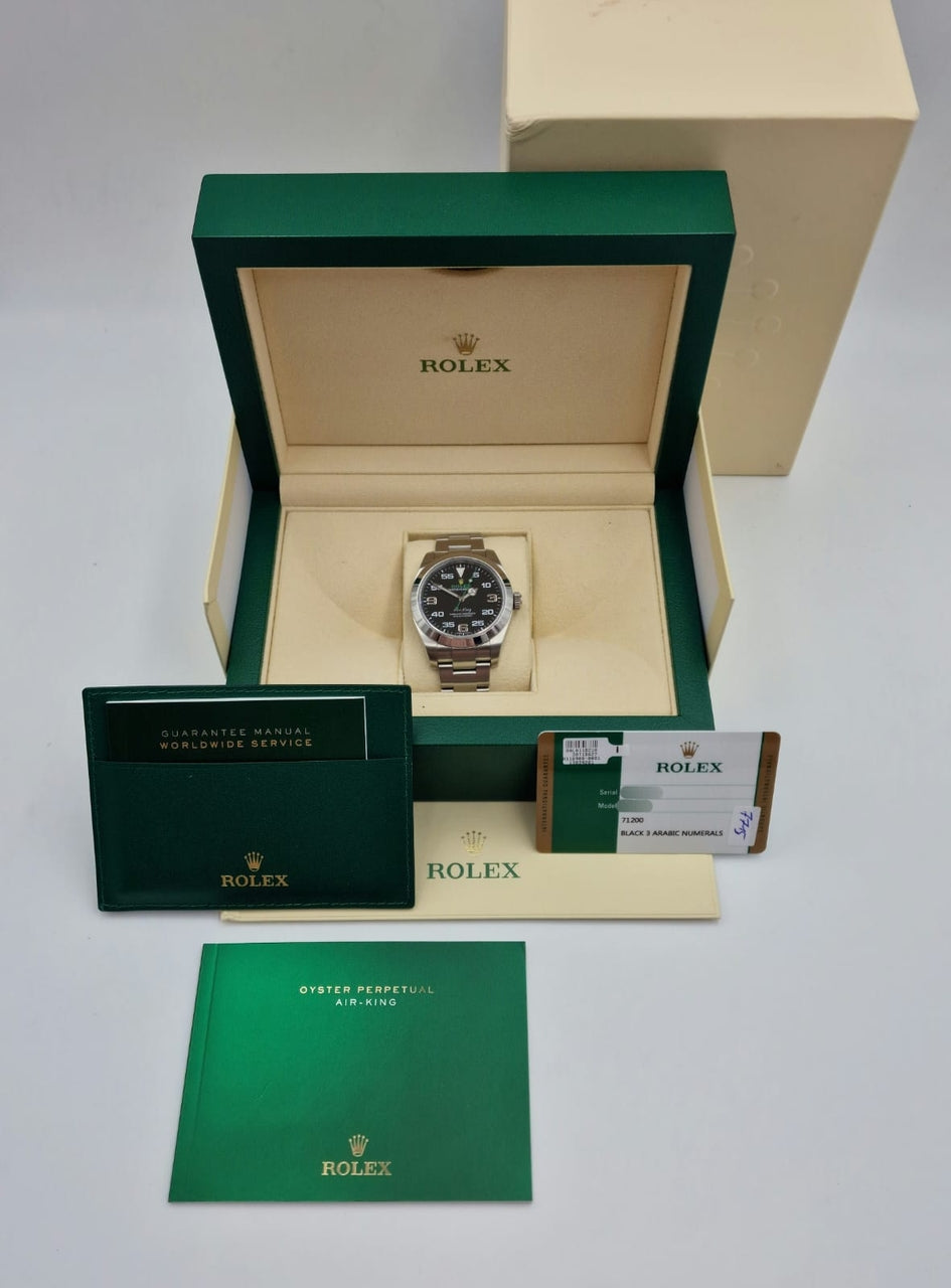 Rolex Air King 40mm Automatik Herrenuhr 116900 Box + og. Papiere
