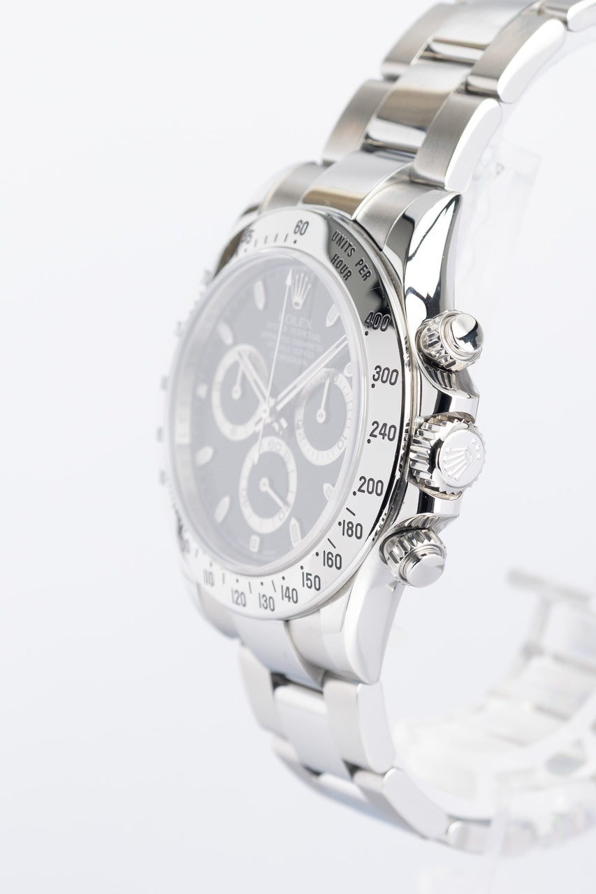 Rolex Oyster Perpetual Daytona 40mm Automatik Schwarz 116520 - Detailansicht 1