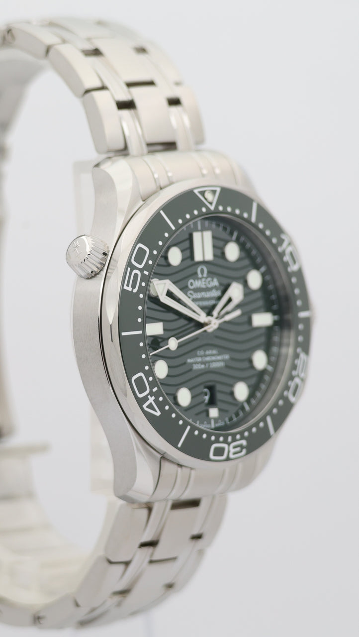 Omega Seamaster Diver 300m 42mm Automatik Grün NEU 21030422010001 - Detailansicht 8
