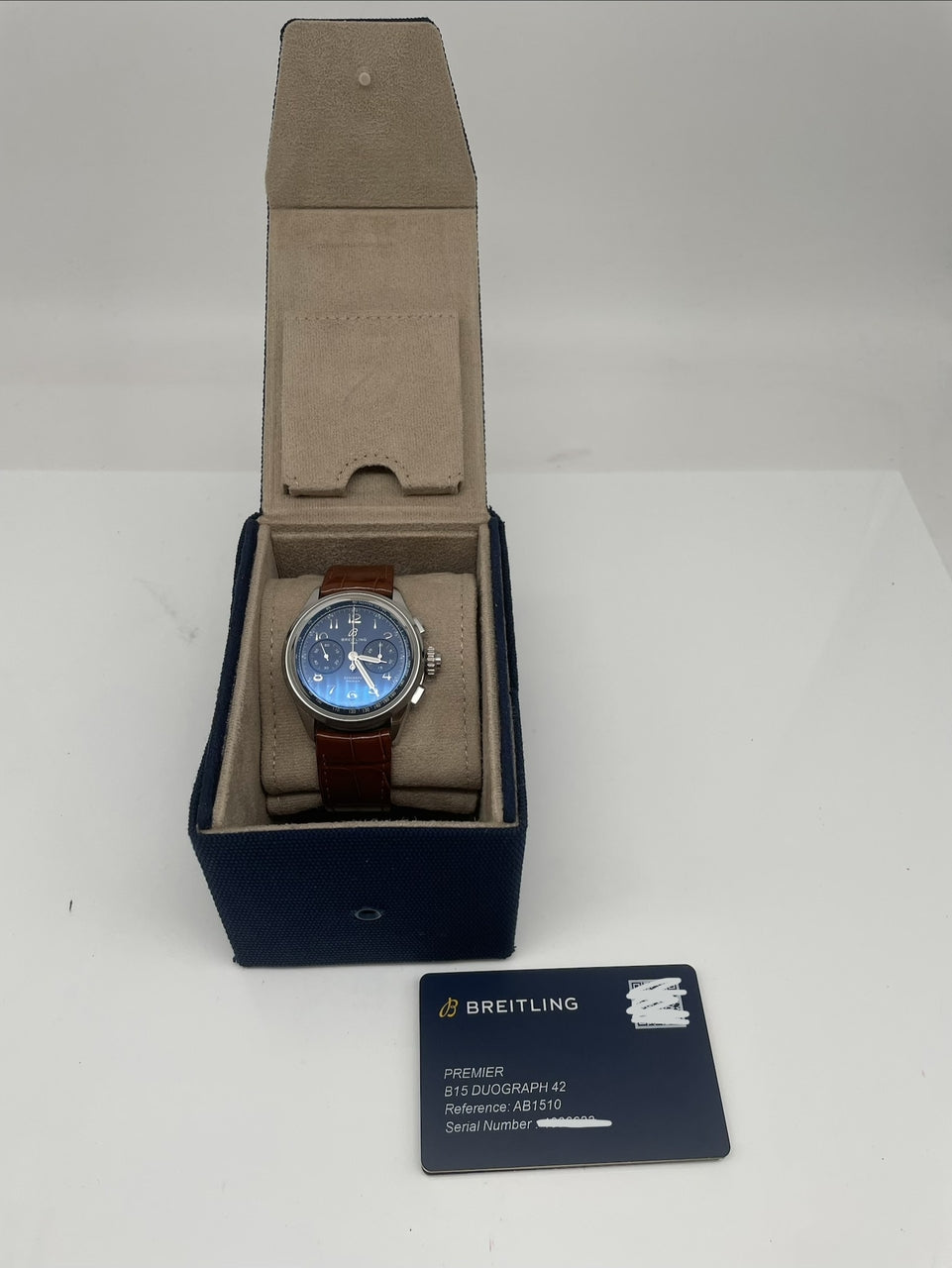 Breitling Duograph AB1510 - Papiere und oder Lieferumfang