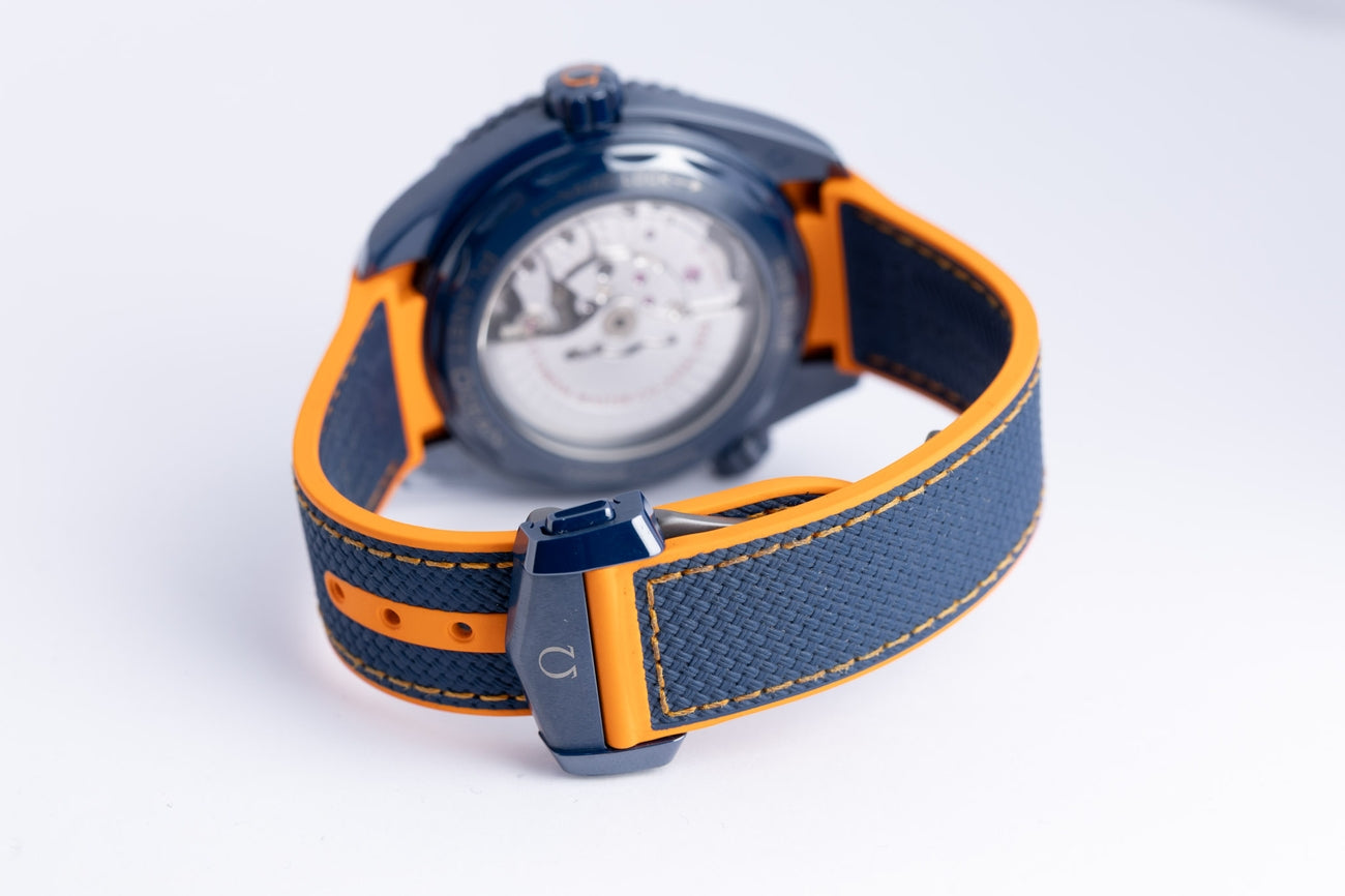 Omega Seamaster Planet Ocean 600M GMT Big Blue 21592462203001 - Detailansicht 7