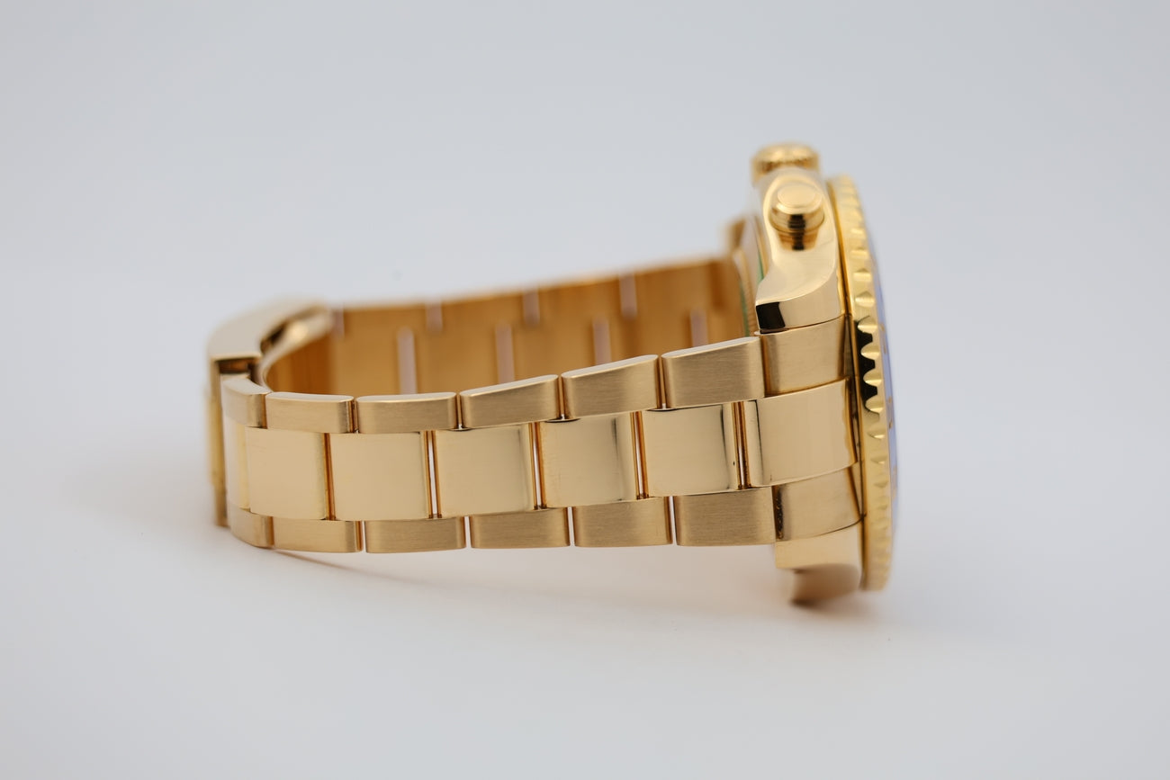 Rolex Yacht-Master II Automatik Herrenuhr Vollgold 44mm 116688 - Detailansicht 4