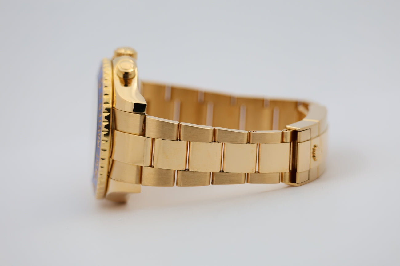 Rolex Yacht-Master II Automatik Herrenuhr Vollgold 44mm 116688 - Detailansicht 3