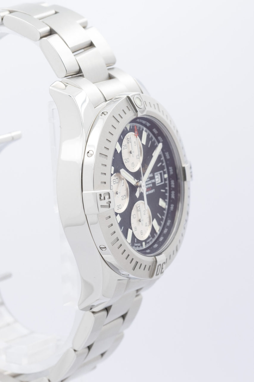 Breitling Colt Chronograph 44 Automatik Herrenuhr Schwarz A13388 - Detailansicht 1