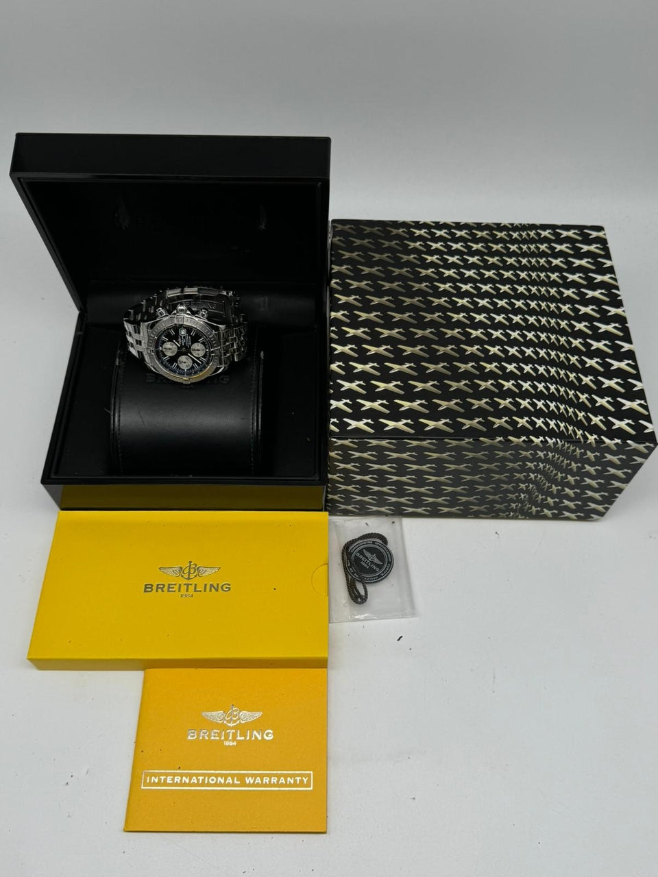 Breitling Chronomat Evolution 44mm Automatik Herrenuhr A13356 Box + og. Papiere