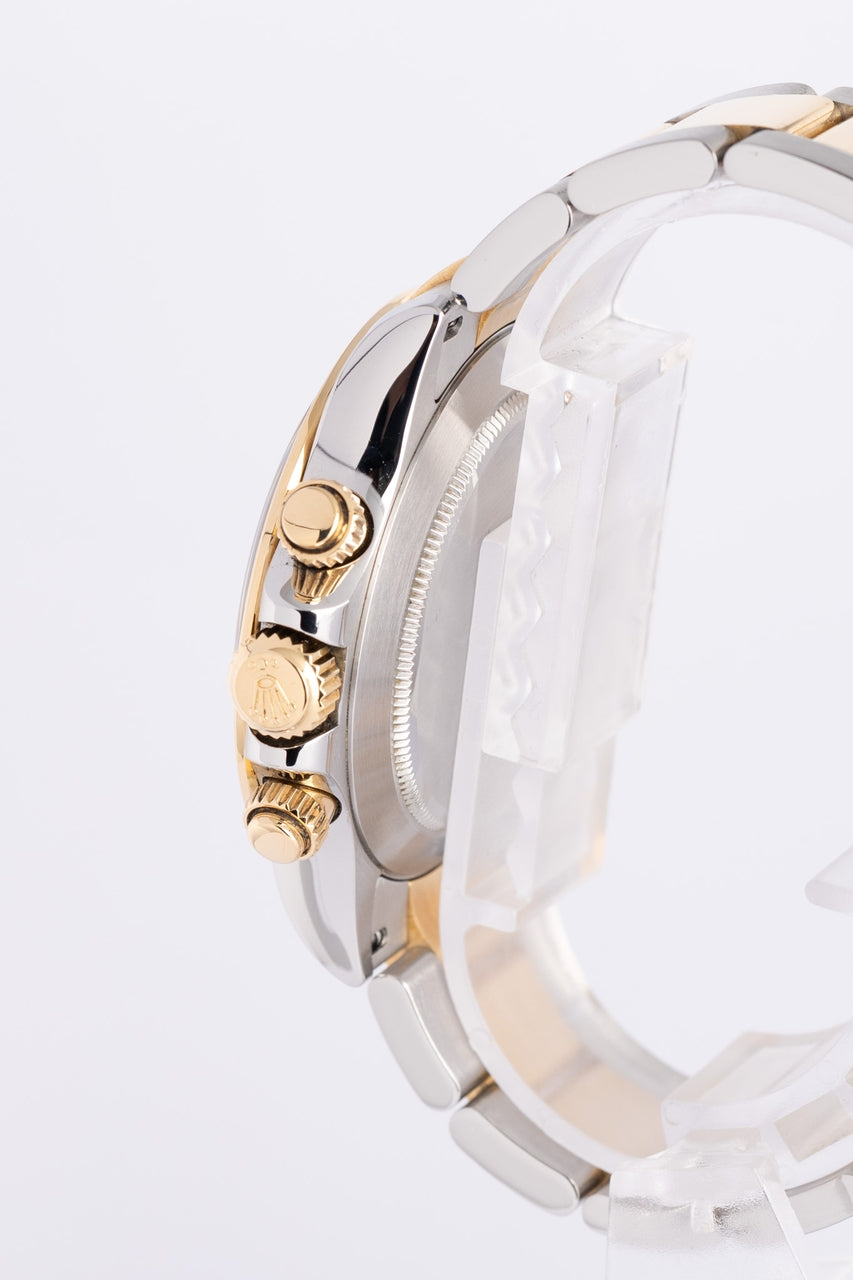 Rolex Daytona 40mm weiß Stahl/Gold 2021 Automatik Herrenuhr 116503 - Detailansicht 3