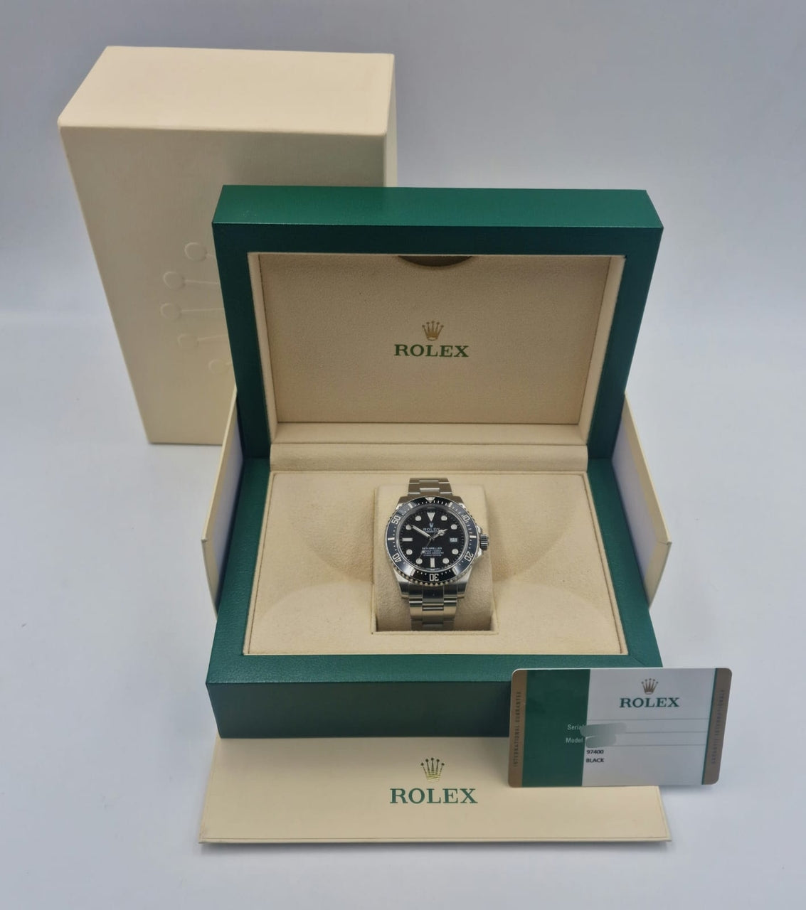 Rolex Sea-Dweller 4000 40mm Automatik Herrenuhr 116600 Box + og. Papiere