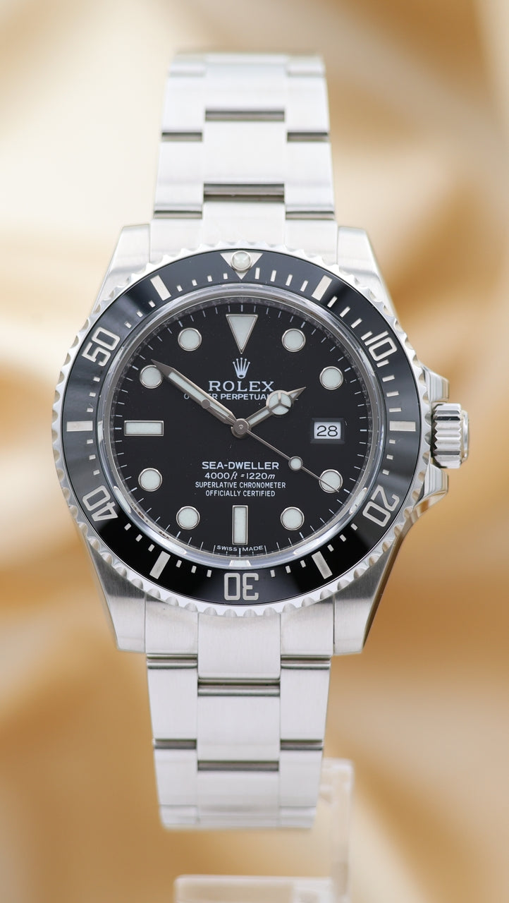 Rolex Sea-Dweller 4000 40mm Automatik Herrenuhr 116600 Box + og. Papiere