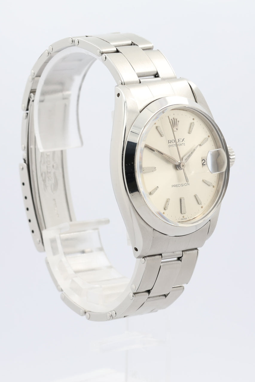 Rolex Oysterdate Precision 34mm Handaufzug 6694 - Detailansicht 11