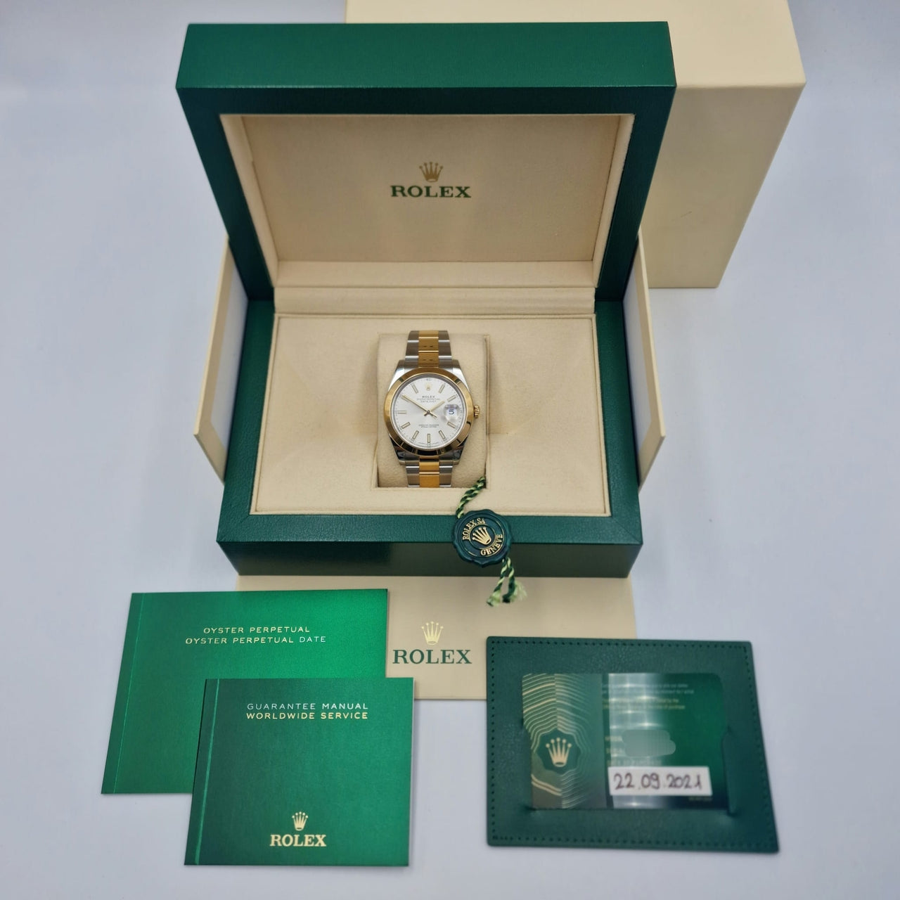 Rolex Datejust 41mm Automatik 126303 - Papiere und oder Lieferumfang