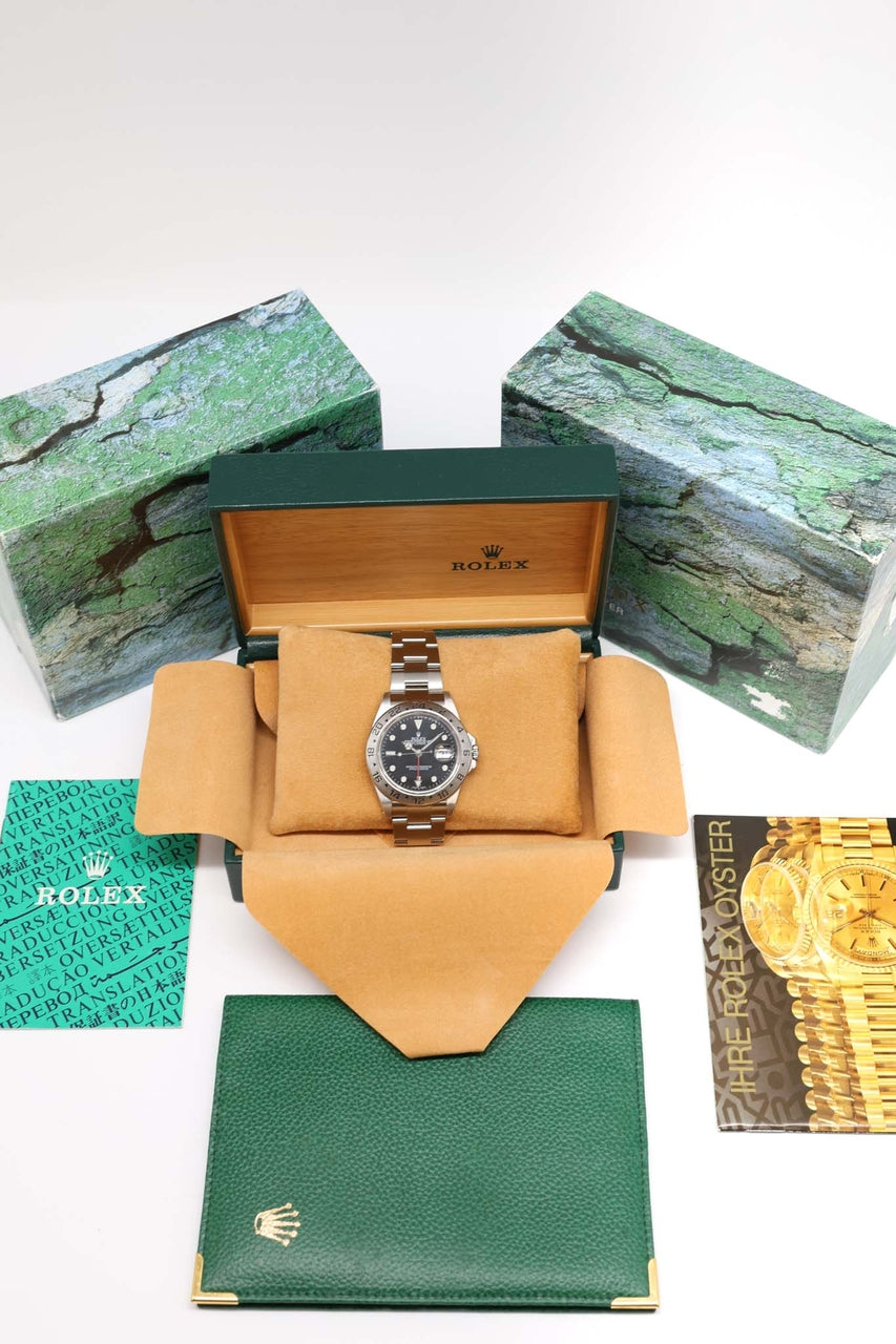 Rolex Explorer II 40mm Automatik Herrenuhr 16570 - Papiere und oder Lieferumfang