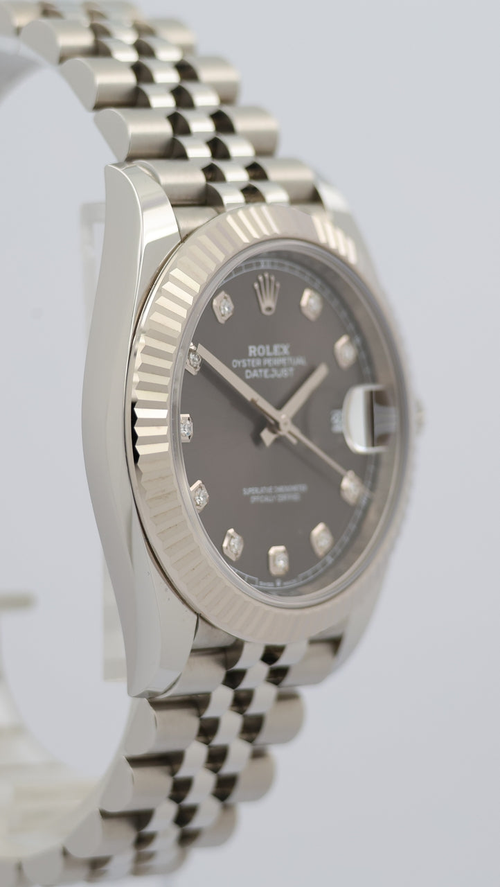 Rolex Datejust 41mm Automatik Herrenuhr Jubilee 126334 - Detailansicht 8