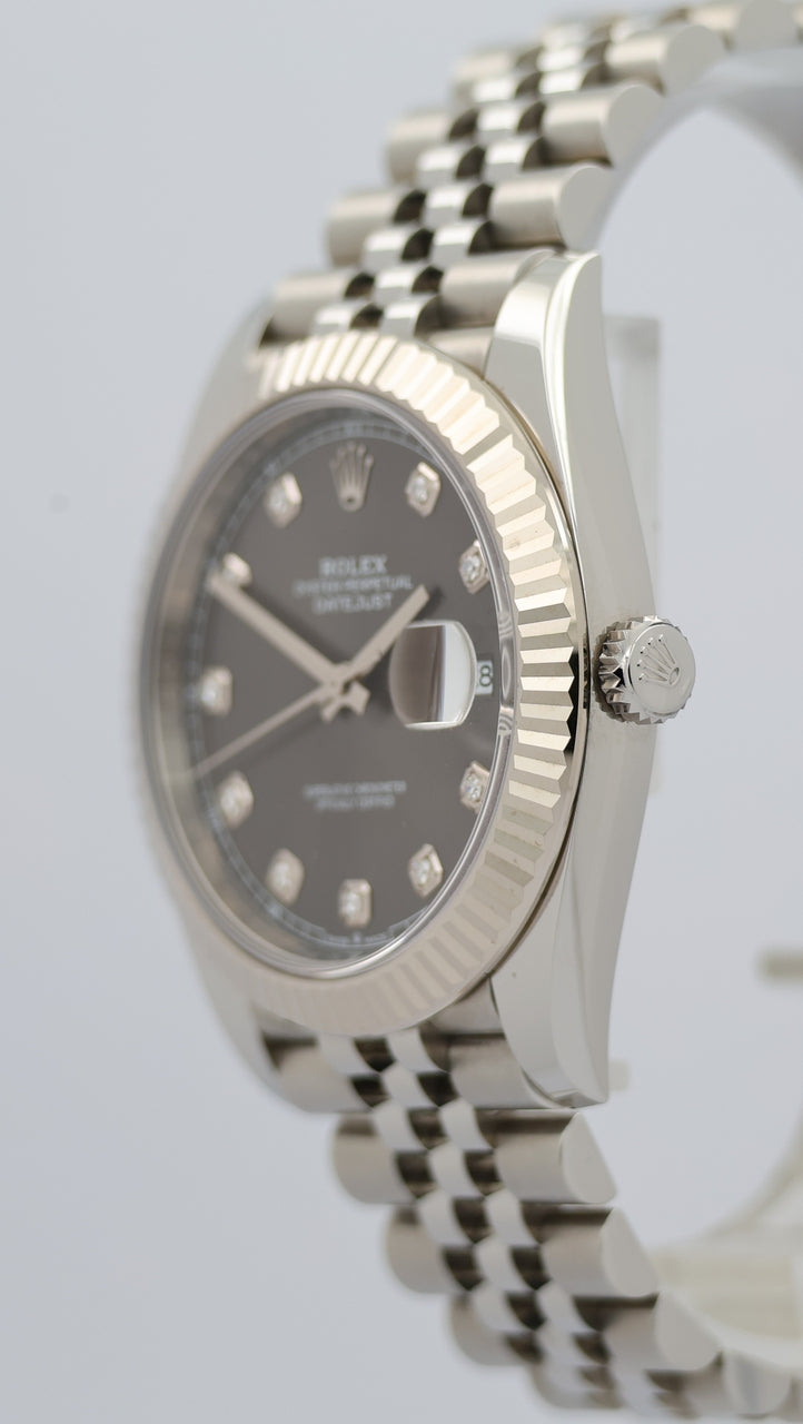 Rolex Datejust 41mm Automatik Herrenuhr Jubilee 126334 - Detailansicht 7