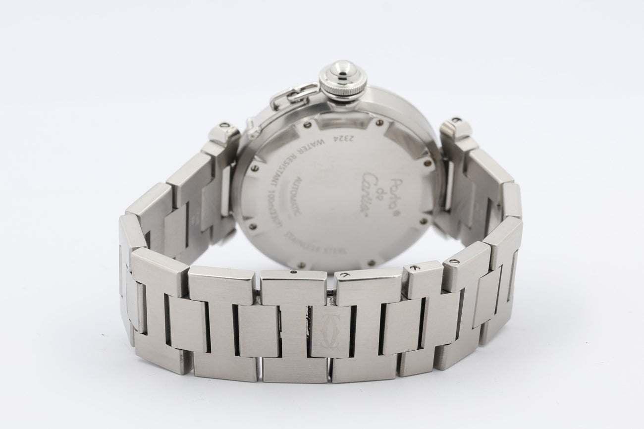 Cartier Pasha C Automatik Herrenuhr W31074M7 - Detailansicht 7
