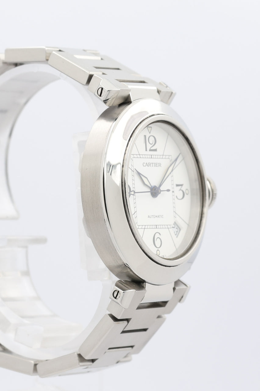 Cartier Pasha C Automatik Herrenuhr W31074M7 - Detailansicht 2
