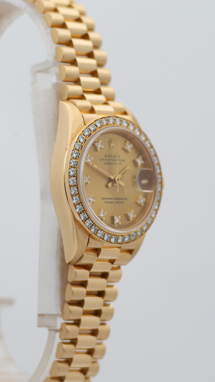 Rolex Lady Datejust 26 Factory Diamond Dial LC100 69138 - Detailansicht 8