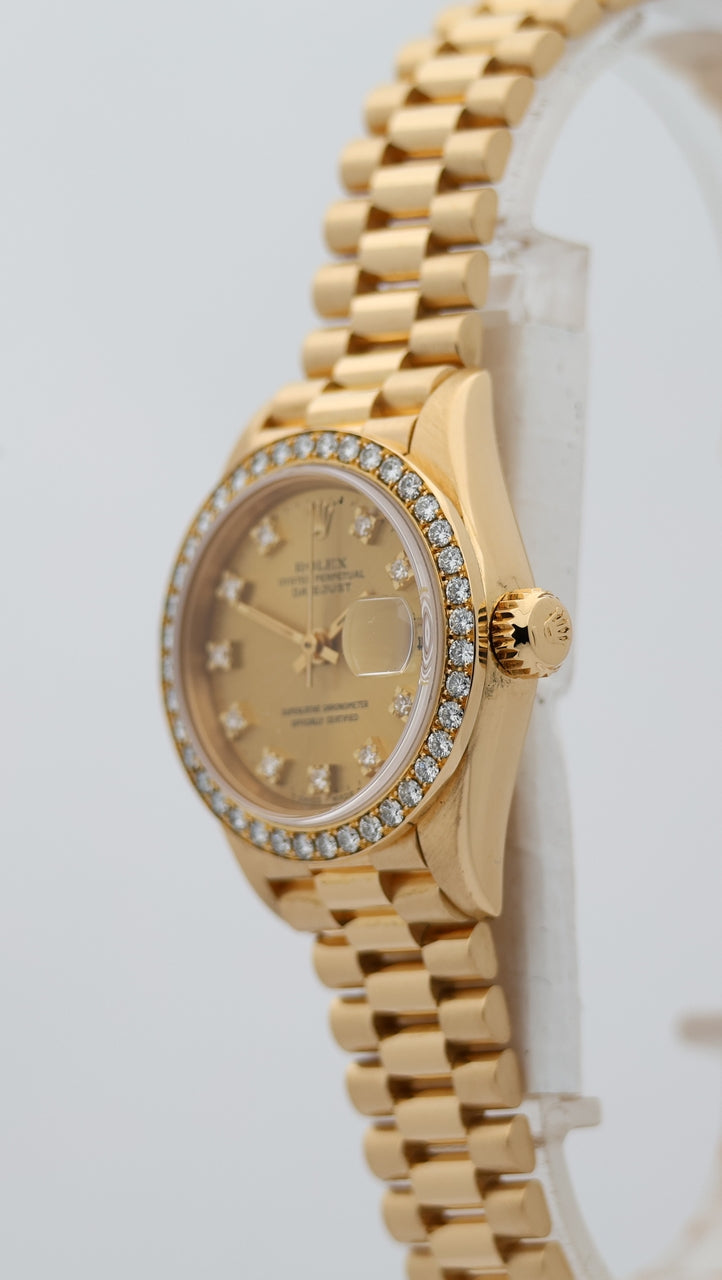 Rolex Lady Datejust 26 Factory Diamond Dial LC100 69138 - Detailansicht 7