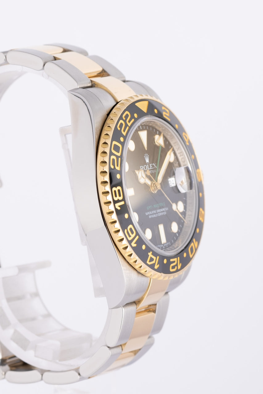 Rolex GMT-Master II Stahl/Gold 40mm Herrenuhr 116713LN - Detailansicht 1