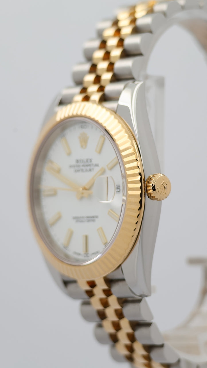 Rolex Datejust Stahl/Gold Herrenuhr 41mm Automatik 126333 - Detailansicht 7