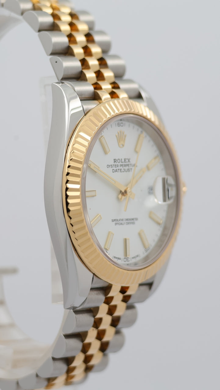 Rolex Datejust Stahl/Gold Herrenuhr 41mm Automatik 126333 - Detailansicht 8